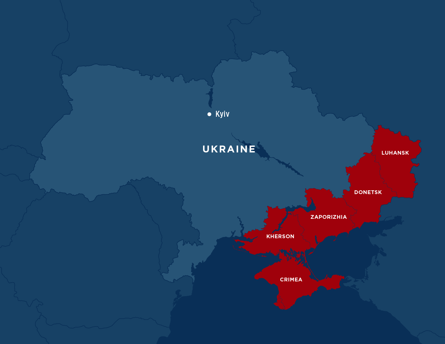 Russian Controlled Territories Ukraine 2024 - Flossi Damaris