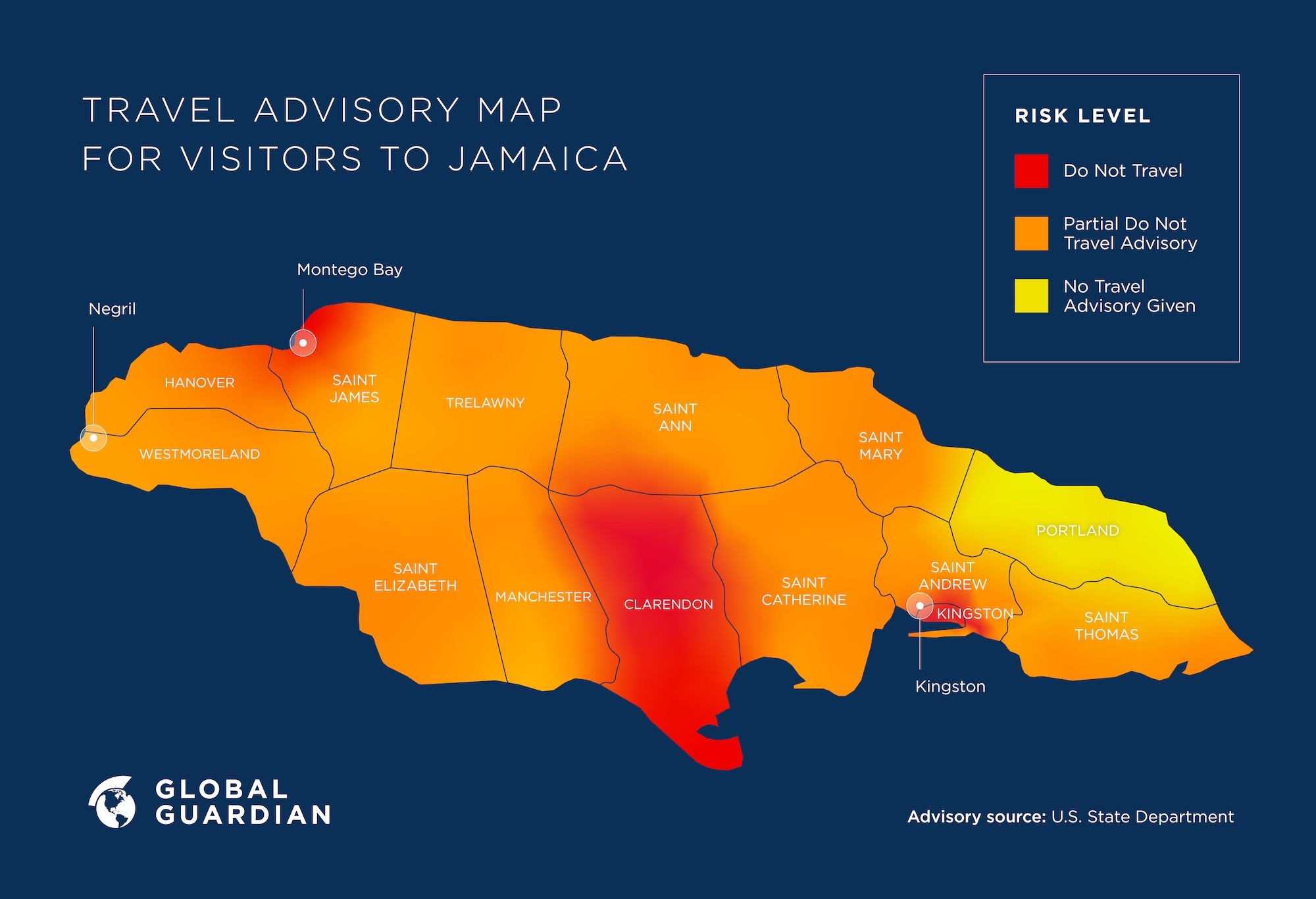 jamaica heat map 2024 travel advisories