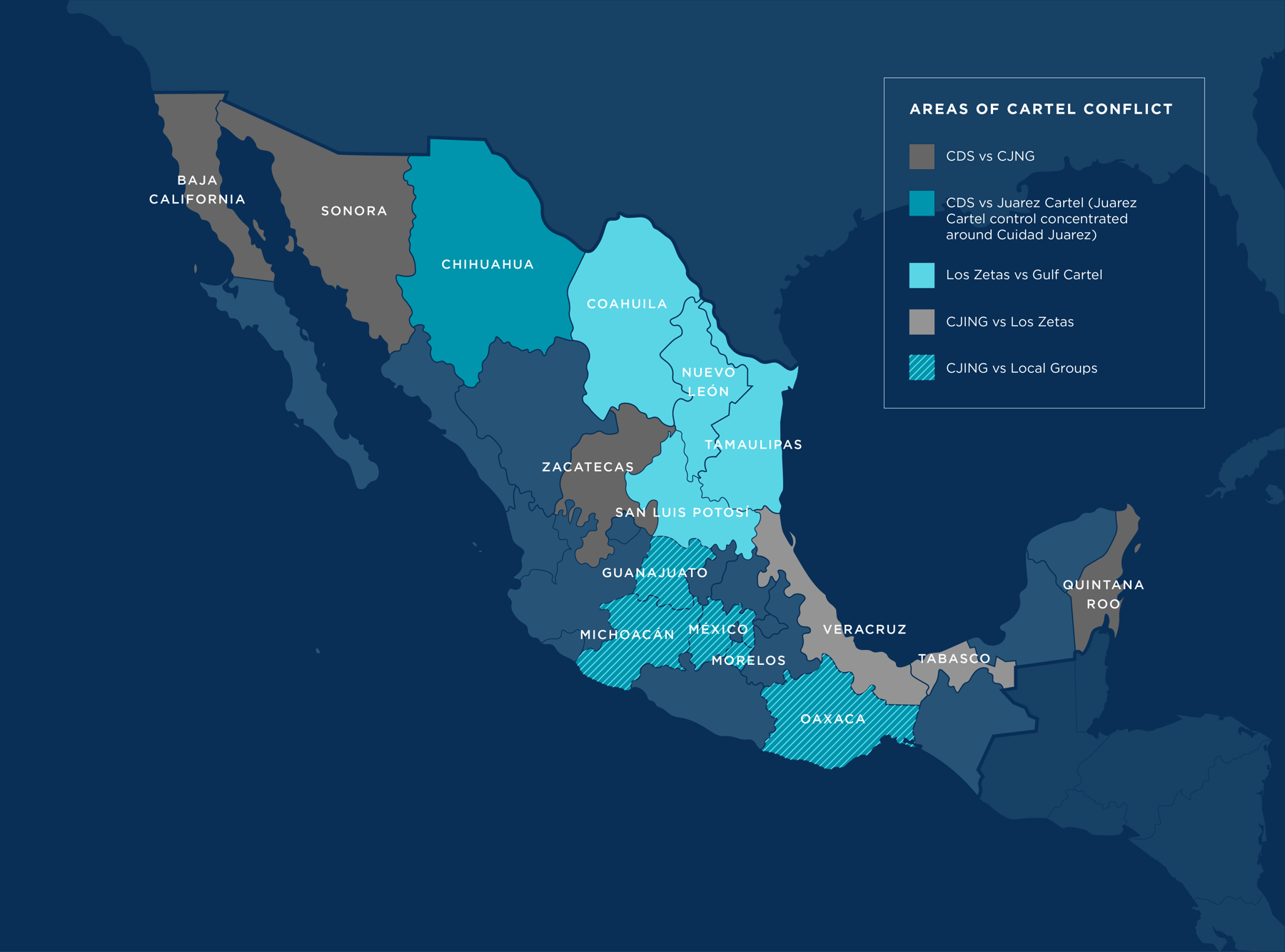 Mexico Cartel War 2024 Map - Eydie Jaquith